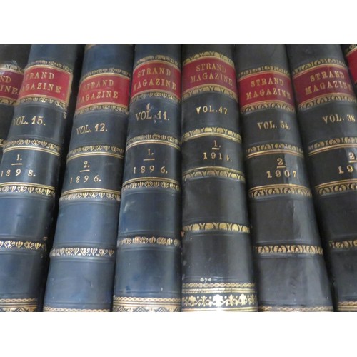 282 - ANTIQUE COLLECTION OF 49 STRAND MAGAZINE BOOKS