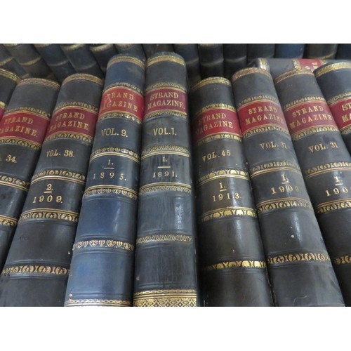 282 - ANTIQUE COLLECTION OF 49 STRAND MAGAZINE BOOKS