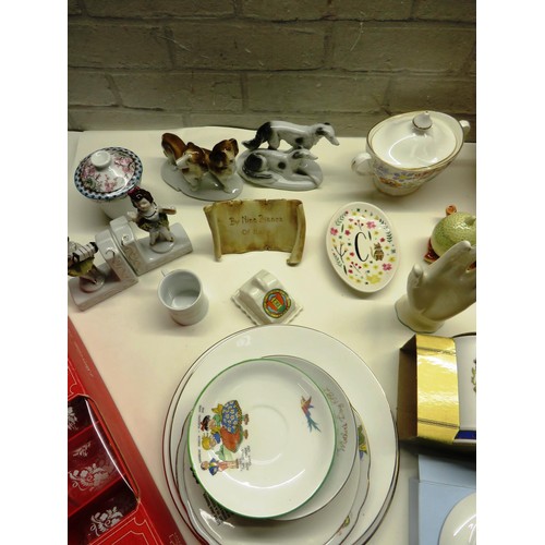 3 - MIXED CERAMICS- ART DECO, ANTIQUE AND COLLECTABLES