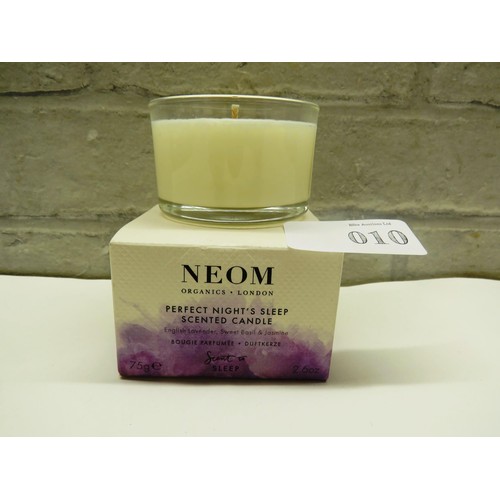 10 - NEOM PERFUMED CANDLES