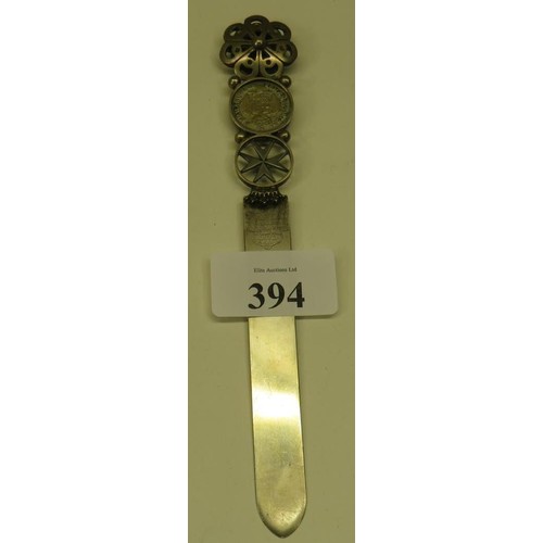 394 - SILVER LETTER OPENER