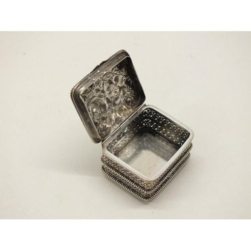 287 - STERLING SILVER PILL TRINKET BOX