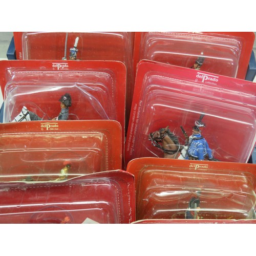 82 - 10 UNOPENED DEL PRADO CAVALRY FIGURES