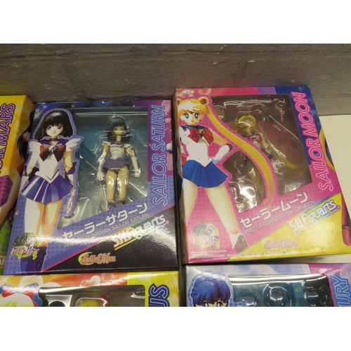 139 - 6x SAILOR MOON BOXED FIGURES