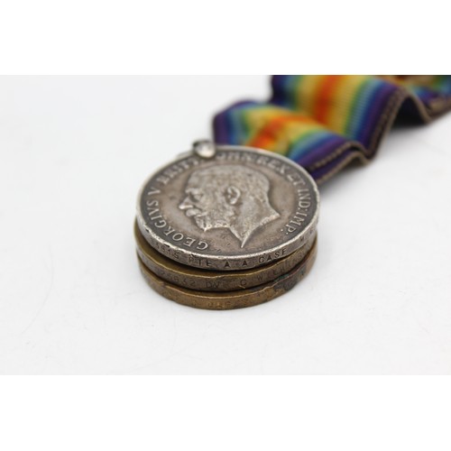 417 - 3 x WW1 Medals Named Inc War, Victory Etc