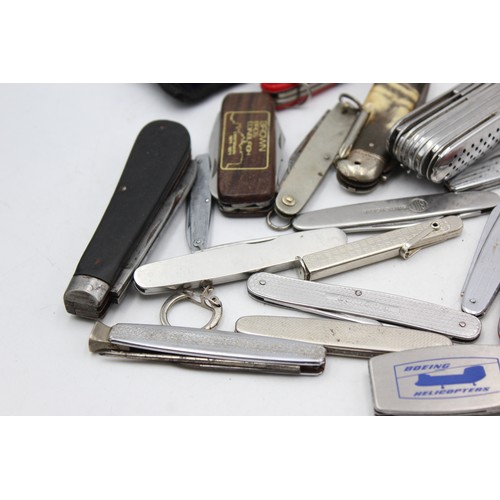 453 - 20 x Assorted Pocket KNIVES / TOOLS Inc Vintage, Swiss Army, Multi Tool Etc