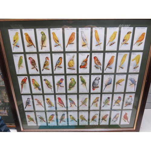 46 - SELECTION OF CIGARETTE CARDS AND TWO FRAMED SETS