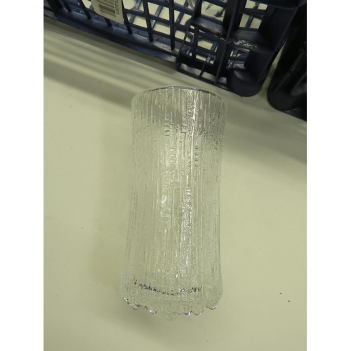 95 - TWO TRAYS OF QUALITY CUT GLASS & CRYSTAL ETC