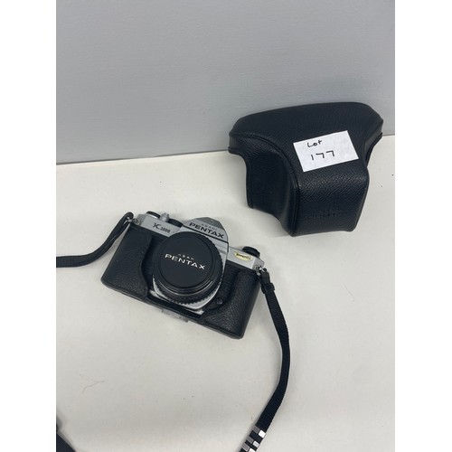 177 - PENTAX K1000 WITH CARRY CASE
