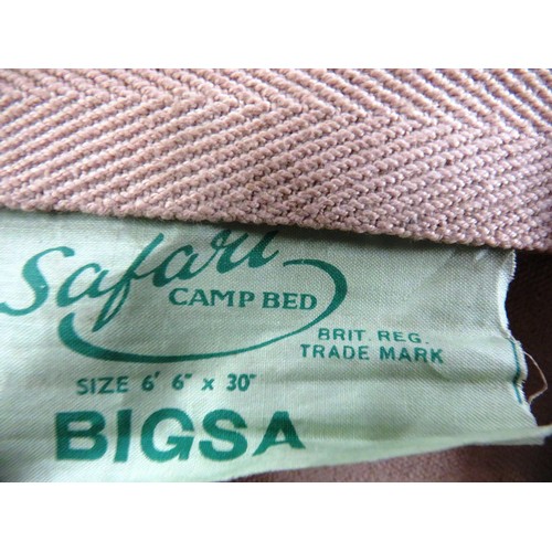 2 - VINTAGE SAFARI CAMPBED