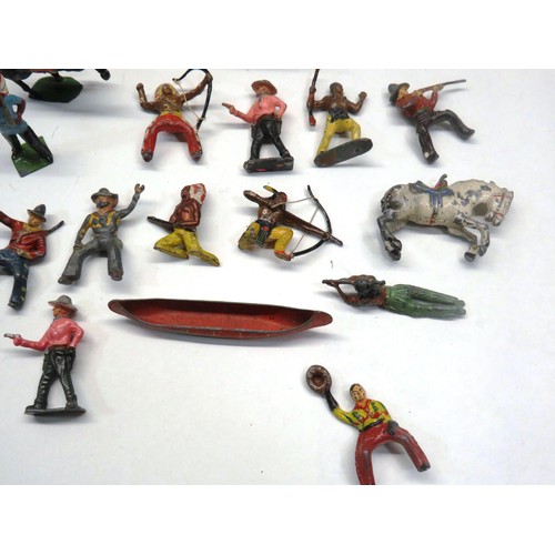 110 - BRITAINS COWBOYS AND INDIANS METAL