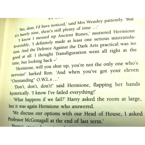 121 - HARRY POTTER AND THE HALF BLOOD PRINCE MISSPRINT PAGE 99