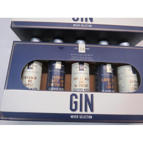 185 - 4 x BOXES GIN MIXER SELECTION