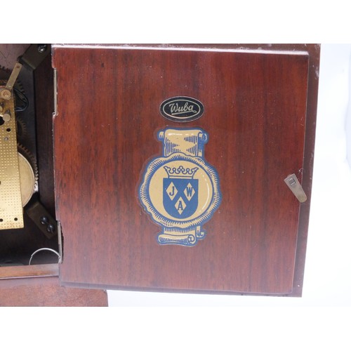 204 - STUNNING MANTLE CLOCK WITH KEY