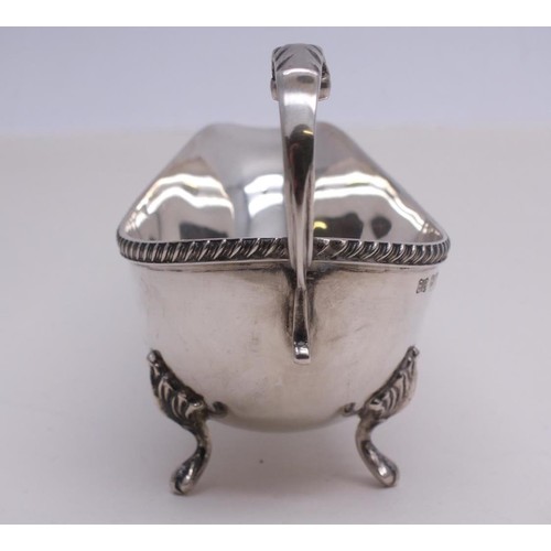 88 - BISHTONS LTD STERLING SILVER SAUCE BOAT BIRMINGHAM 1968, 88g