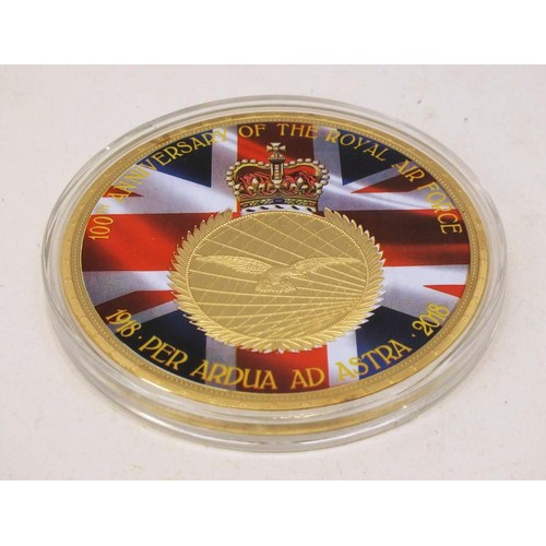 229 - LARGE 100th ROYAL AIRFORCE COIN