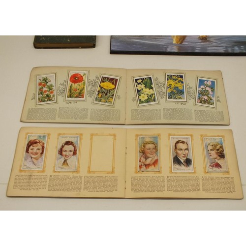 209A - VINTAGE ITEMS INCLUDES PICTURES, 2 CIGARETTE CARD ALBUMS & BARNSLEY BRITISH CO-OPERATIVE CORONATION ... 