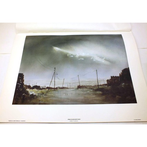 211A - ASHLEY JACKSON - THE SUMMER WINE COLLECTION LTD EDITION FOLIO OF 8 PRINTS WITH SIGNED ORIGINAL PENCI... 