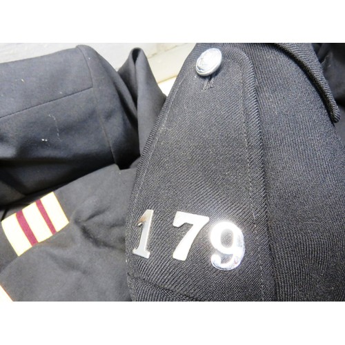 216 - SET OF POLICE/MERCHANT NAVY TUNICS