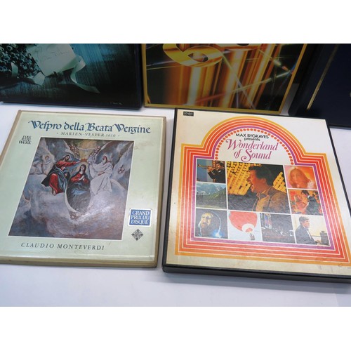 235 - FIVE BOXED SETS OF LP'S, MEMORIES OF THE 60'S WONDERLAND SOUND, MUSIC FOR YOU, MOOD MUSIC