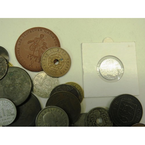 503 - ASSORTED WORLD COINS