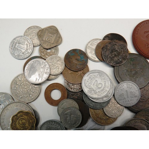 503 - ASSORTED WORLD COINS