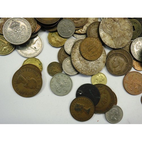 504 - ASSORTED WORLD COINS