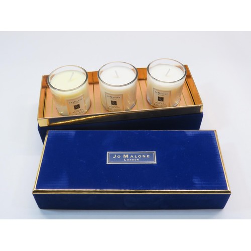 171 - BOXED SET OF THREE CANDLES