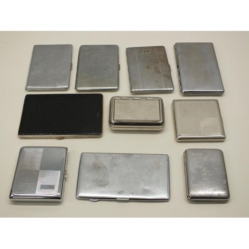 202 - COLLECTION OF VINTAGE CIGARETTE CASES