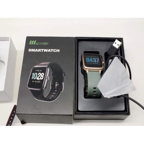 275 - JOBLOT OF SMART WATCHES AND CHARGERS INCLUDES BOXED AS NEW WORKING WATCHES