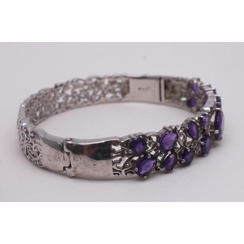 9 - TJC 925 AMETHYST BANGLE