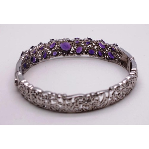 9 - TJC 925 AMETHYST BANGLE