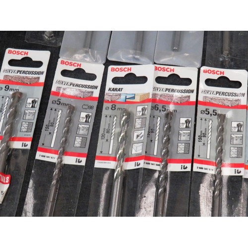 172 - 20 x BOSCH ASSORTED MULTI CONSTRUCTION, PERCUSSION & WOOD BITS