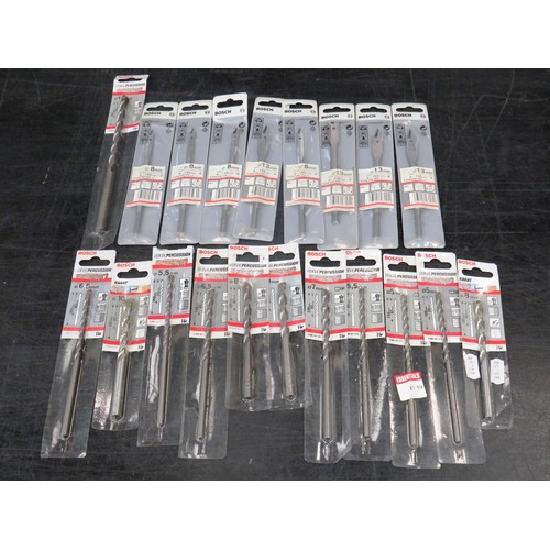 169 - 20 x BOSCH ASSORTED MULTI CONSTRUCTION, PERCUSSION & WOOD BITS