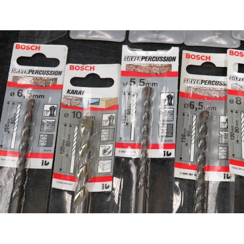 169 - 20 x BOSCH ASSORTED MULTI CONSTRUCTION, PERCUSSION & WOOD BITS