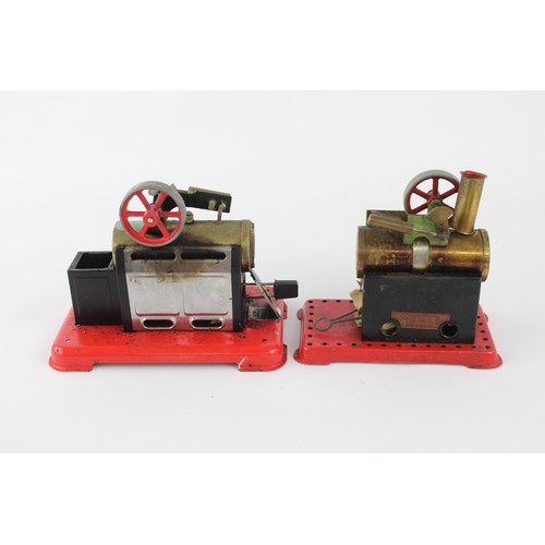 620 - 2 x Mamod Stationary Steam Engines