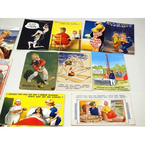 15 - 40 OLD COMICAL POSTCARDS INCLUDES BAMFORTHS