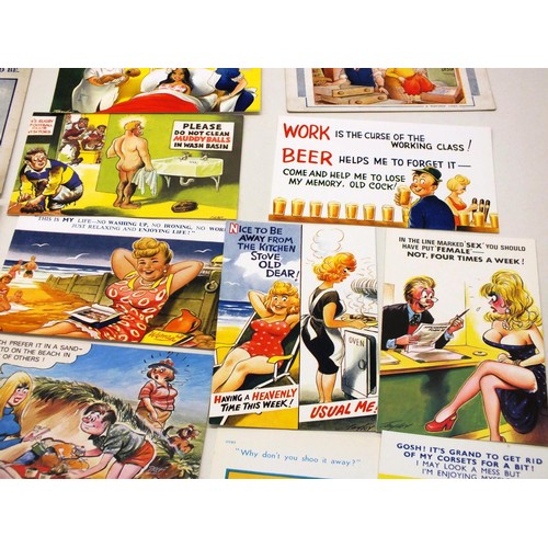 15 - 40 OLD COMICAL POSTCARDS INCLUDES BAMFORTHS