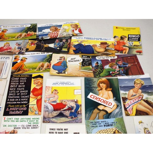 27 - 40 OLD COMICAL POSTCARDS INCLUDES BAMFORTH