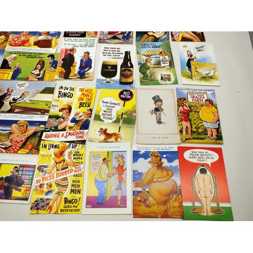 27 - 40 OLD COMICAL POSTCARDS INCLUDES BAMFORTH