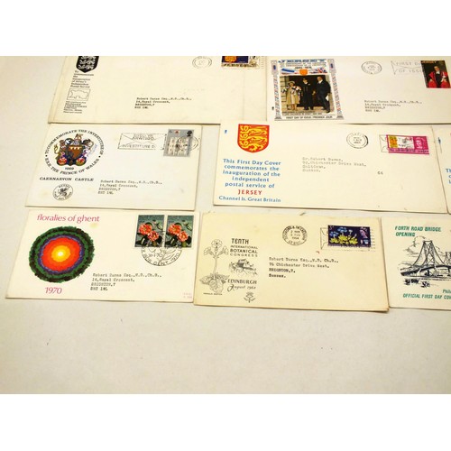 35 - 14 RARE WELSH, SCOTTISH & CHANNEL ISLAND FIRST DAY COVERS