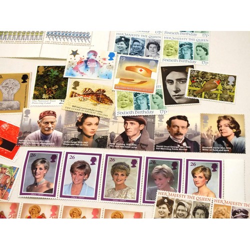 40 - VINTAGE UK UNUSED STAMPS TO THE VALUE OF £27