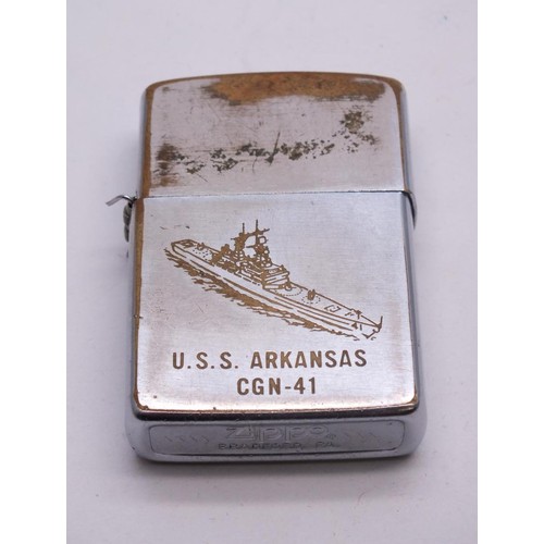 58 - H.M.S ADRANSAS ZIPPO LIGHTER