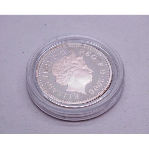 65 - 2006 SILVER £1 COIN IN CAPSULE