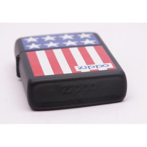 80 - ZIPPO LIGHTER AMERICAN FLAG UNUSED