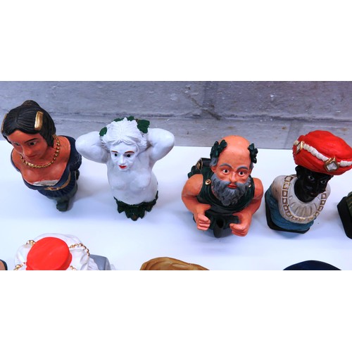 106 - COLLECTION OF SHIP HEAD FIGURES