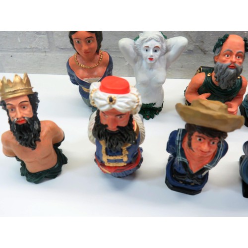 106 - COLLECTION OF SHIP HEAD FIGURES