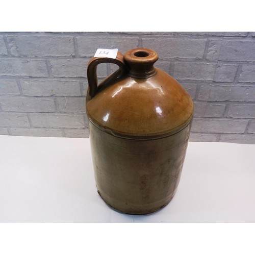 134 - LARGE VINTAGE STONEWARE JUG