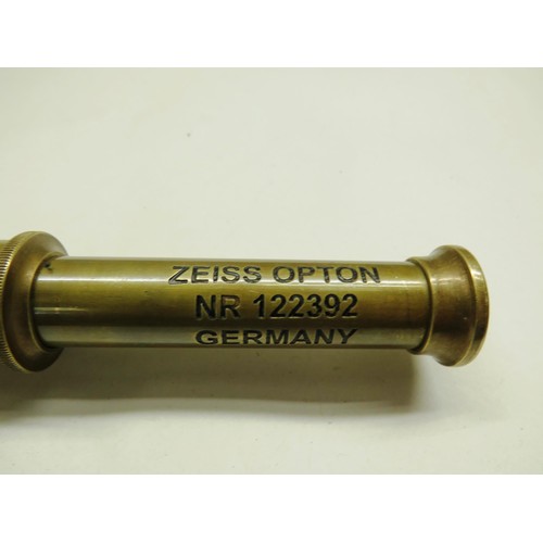 218 - REPRODUCTION GERMAN TELESCOPE- ZEISS OPTON NR 122392 GERMANY