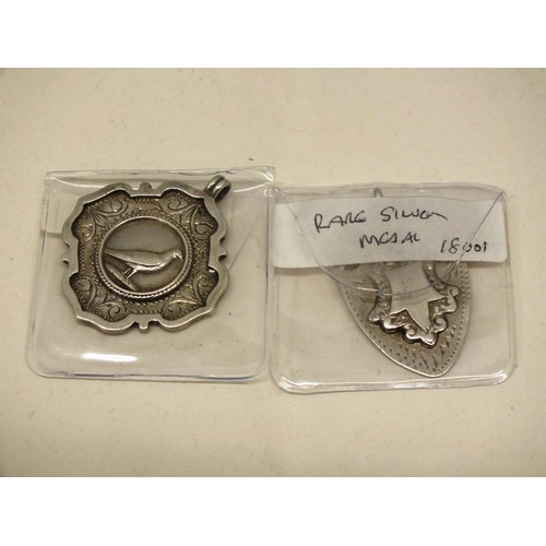 98 - 6 x EARLY RARE SILVER FOBS